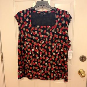 Dotted business-wear top